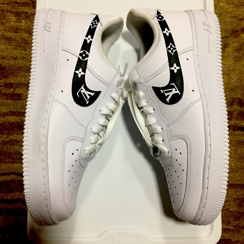 Air Force 1’s Louis Vuitton print custom designed